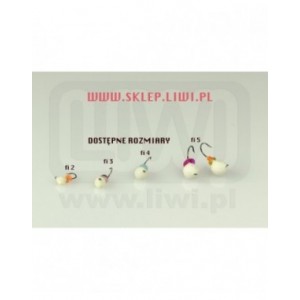 Mormyszka wolframowa Oczko Fluo MW7/5