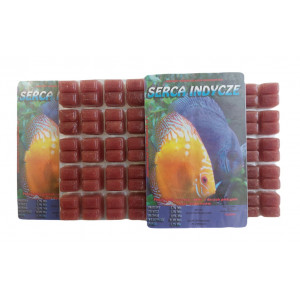 Pokarm mrożony dla ryb Serca Indycze 10X100 gr