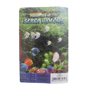 Pokarm mrożony dla ryb Serca Wołowe 10X100 gr